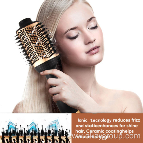 1200w Negative Ion Hair Straightener Brush Volumizer